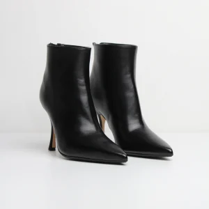 FW25 9984 STIVALETTO IN  NAPPA NERO