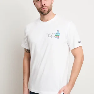 Saint Barth 3520 T-shirt "Aperitivo a Portofino" bianca