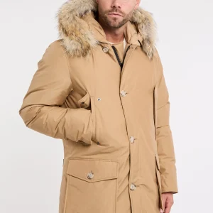 Woolrich 9439 Arctic Anorak in Ramar Cloth con pelliccia removibile
