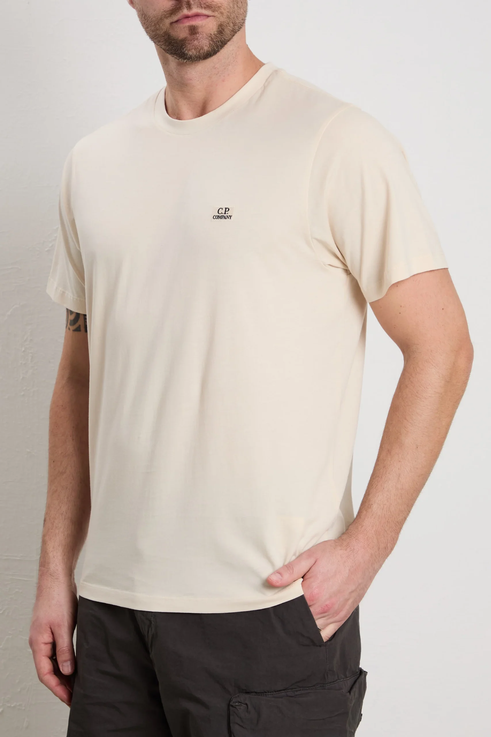 CP Company 3128 T-shirt crema - immagine 5