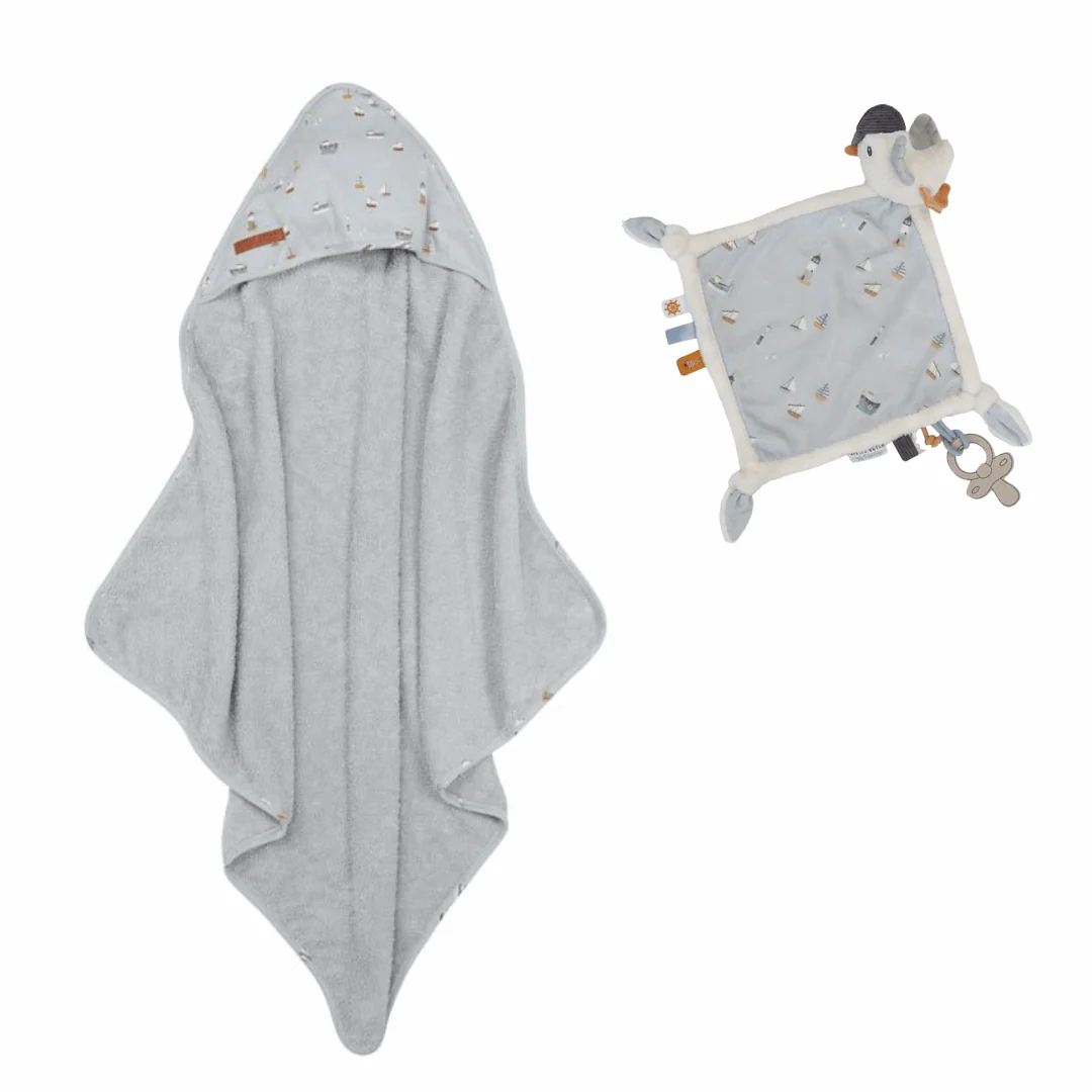 Little Dutch - Asciugamano Baby con Cappuccio - Saylor - immagine 6