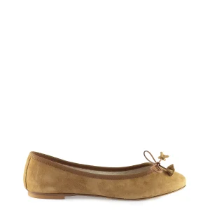 Ballerina con fiocco tabacco