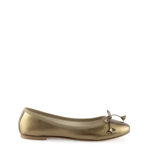 Ballerina con fiocco bronzo