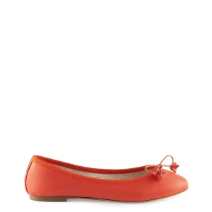 Ballerina con fiocco arancio