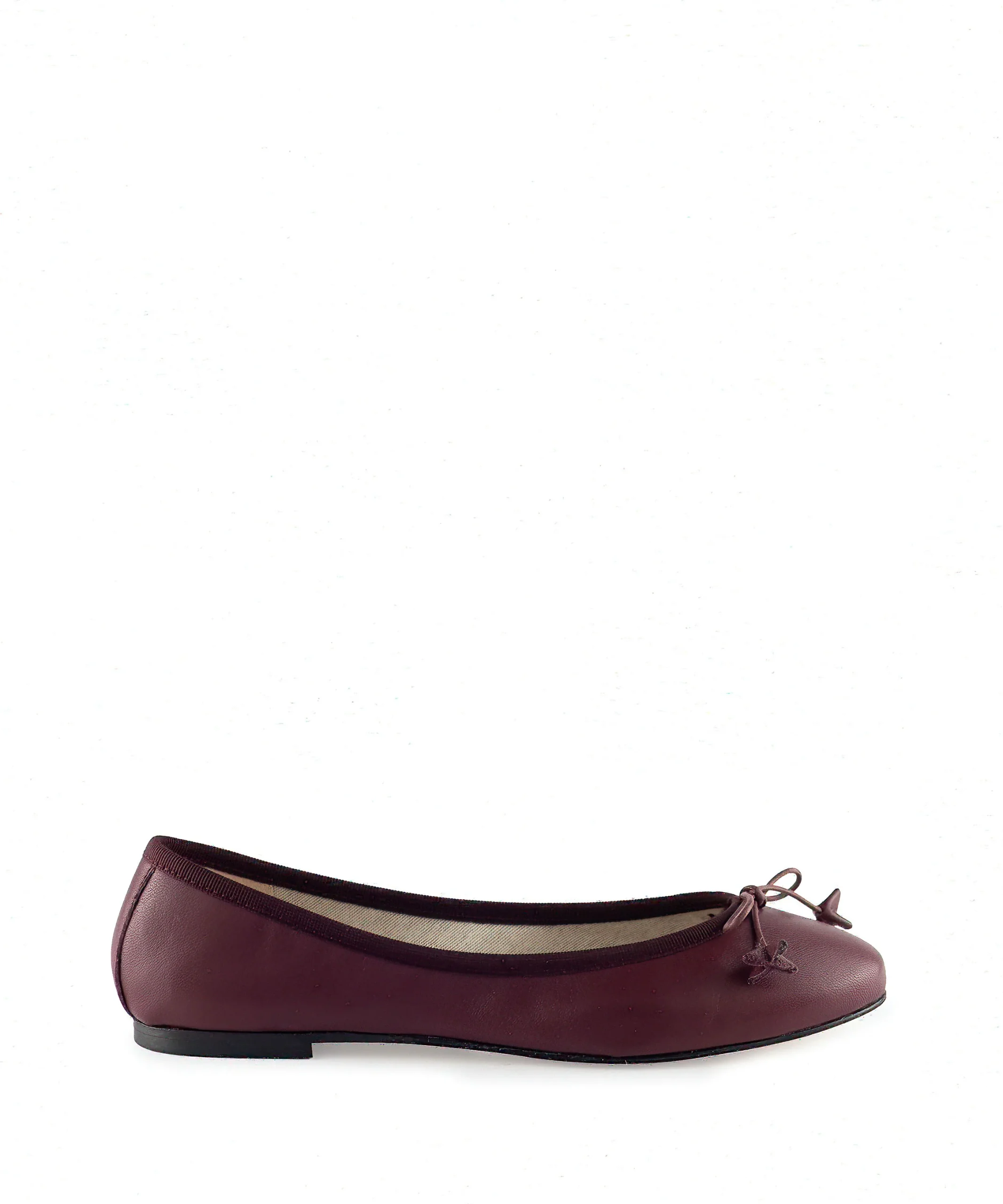Ballerina con fiocco bordeaux