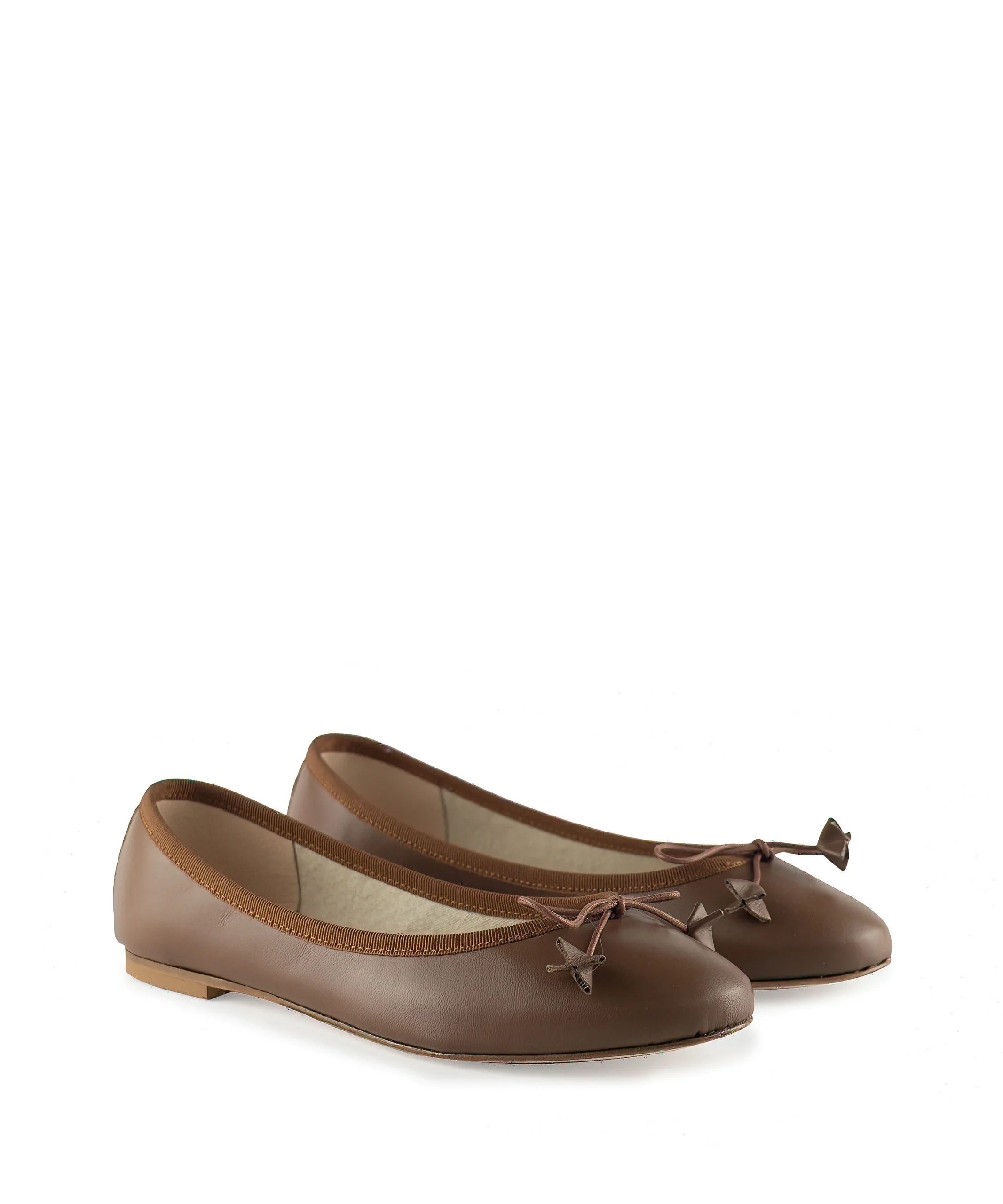 Ballerina con fiocco cuoio - immagine 3