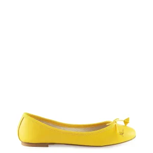 Ballerina con fiocco gialla