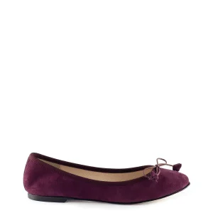 Ballerina con fiocco bordeaux