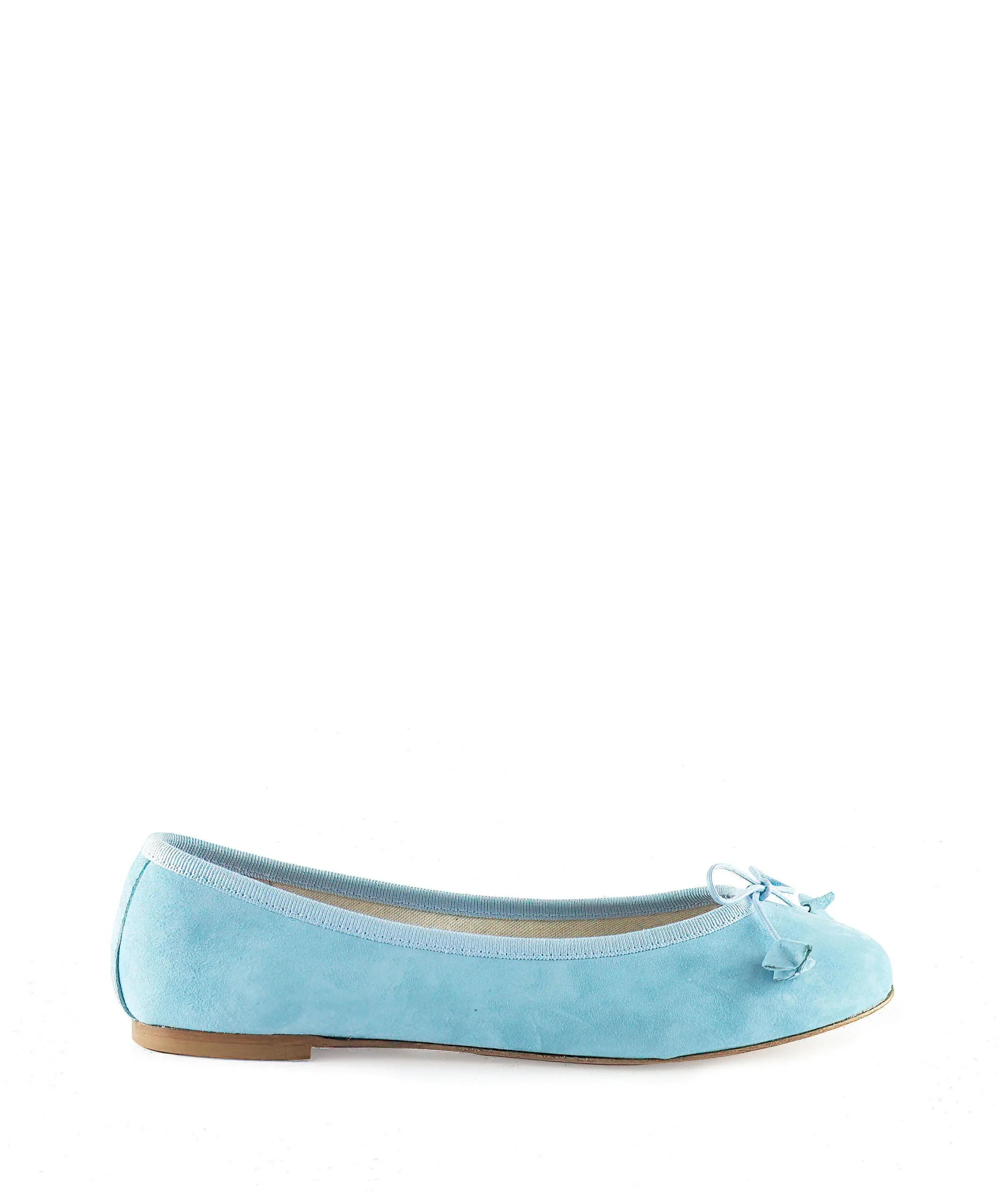 Ballerina con fiocco celeste