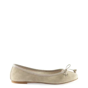 Ballerina con fiocco beige