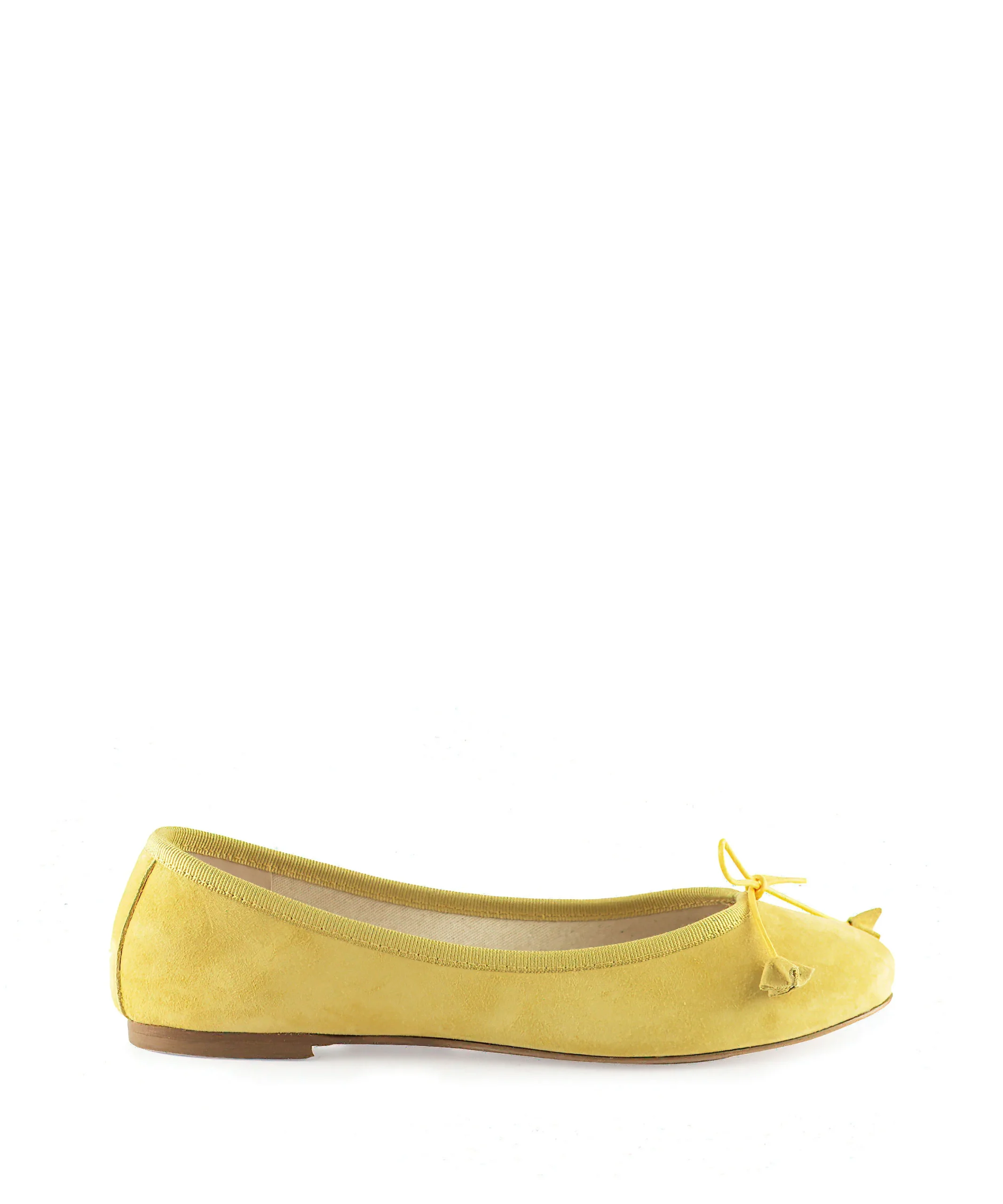 Ballerina con fiocco ocra