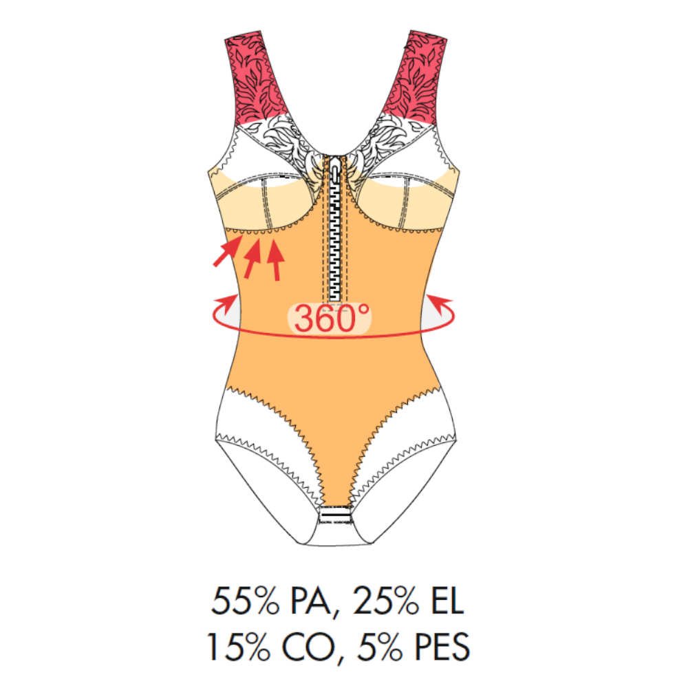 Body Contenitivo Modellante Anita 3419 - immagine 3