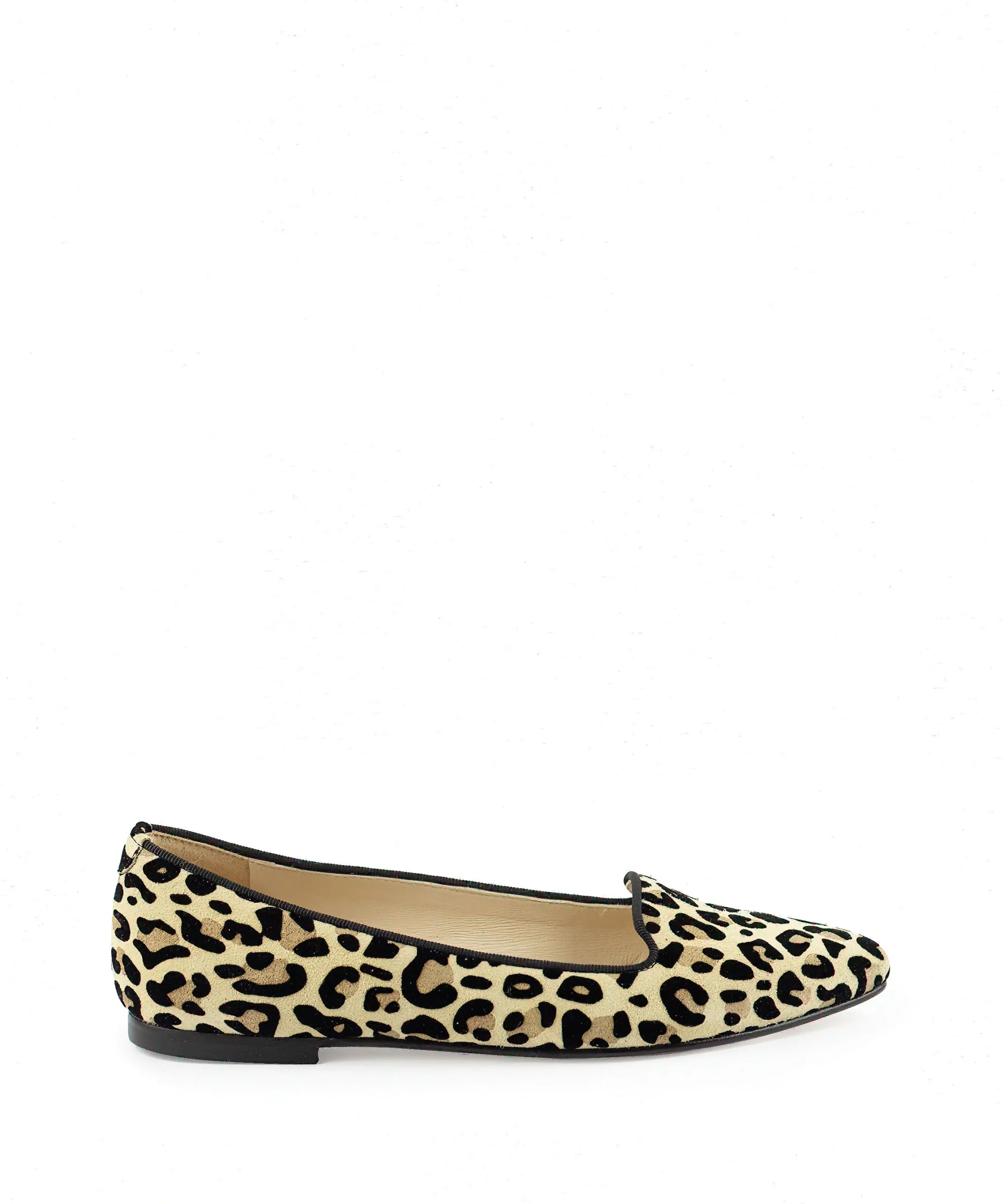 Slipper a punta leopardate