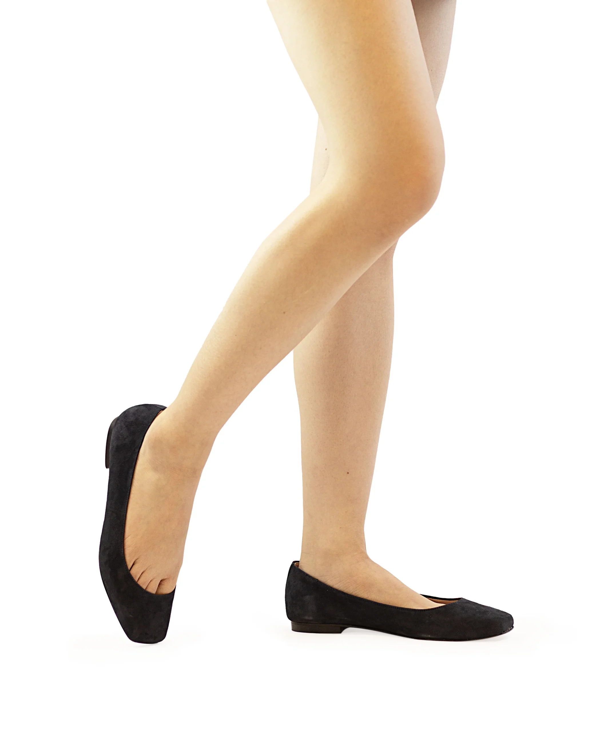 Ballerine punta quadrata blu - immagine 5