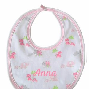 Bavaglino neonata - morbidissimo cotone pima - Personalizzabile