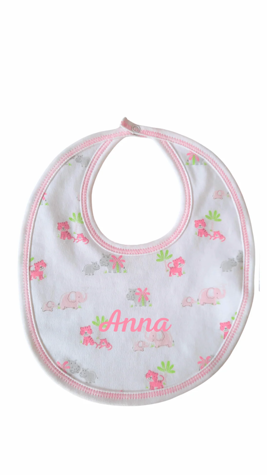 Bavaglino neonata - morbidissimo cotone pima - Personalizzabile