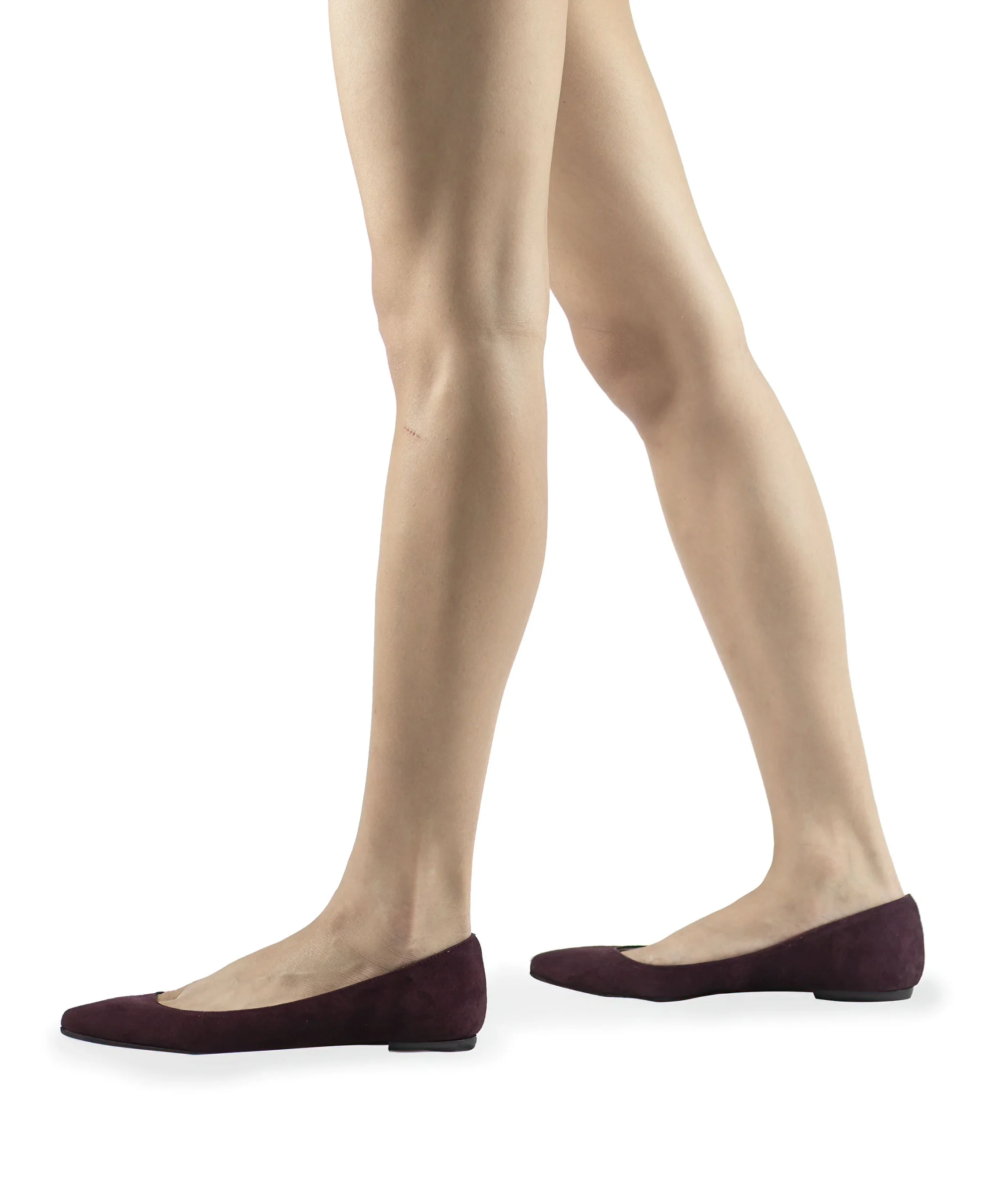 Ballerina liscia a punta bordeaux - immagine 5