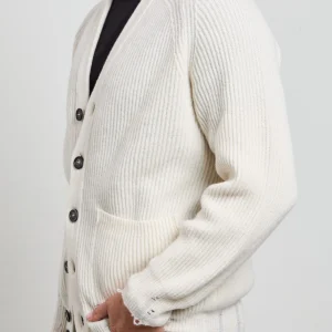 Atomo 2014 Cardigan costa inglese panna