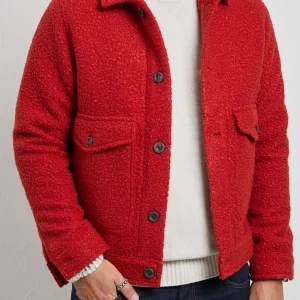 Reworked 2523 Overshirt coccio bouclé