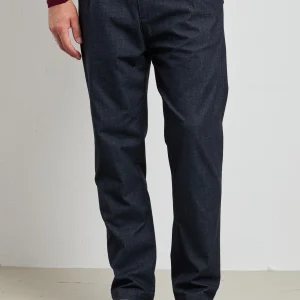 Officina 36 - 2323 Pantalone blu mèlange Bogart