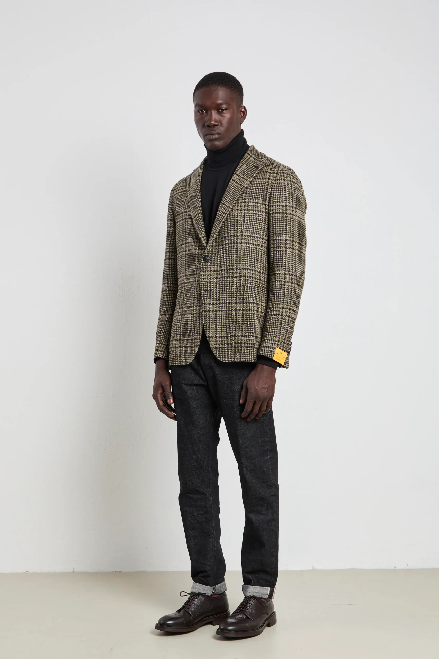 Tagliatore 2670 Giacca Principe di Galles largo verde - immagine 3