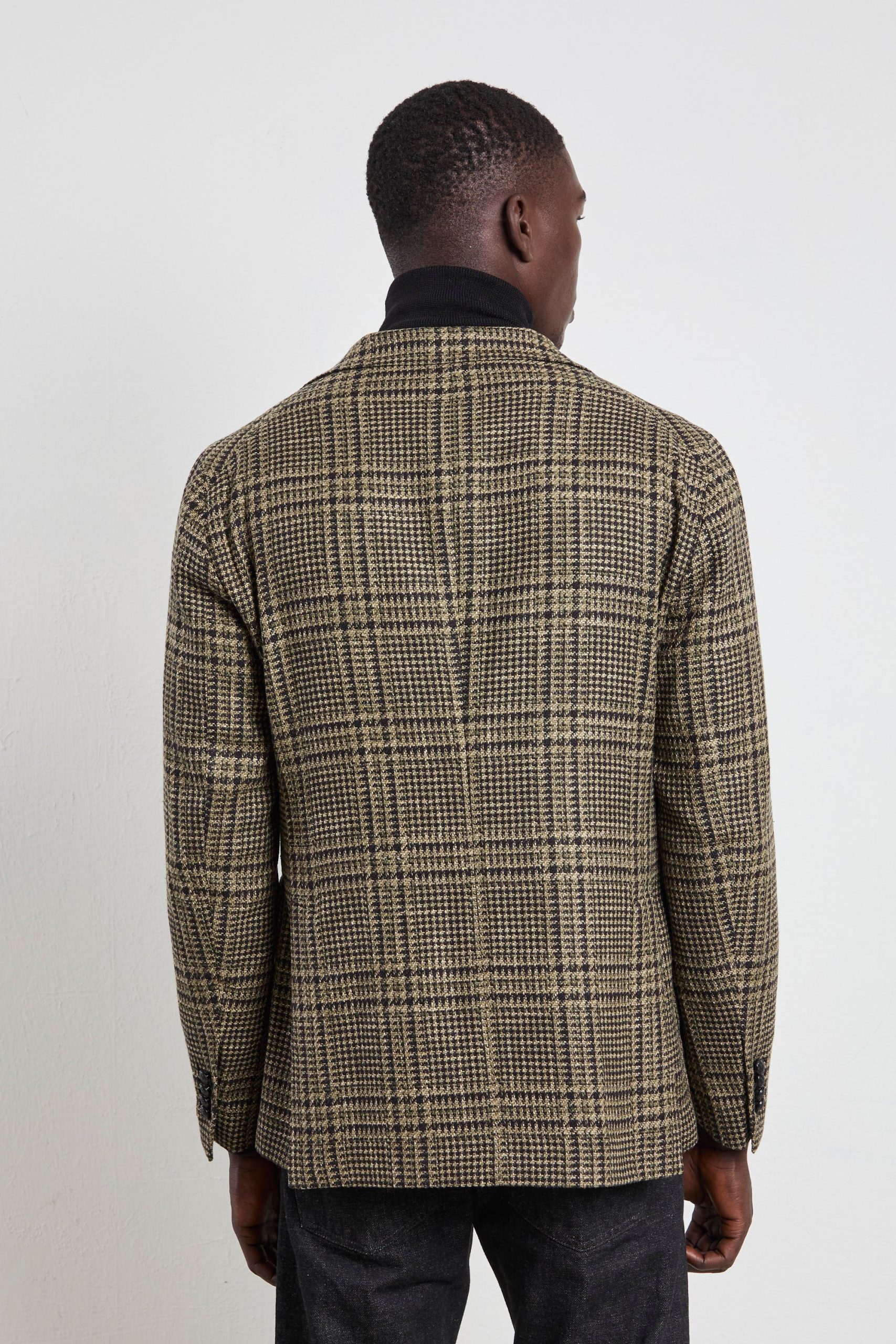 Tagliatore 2670 Giacca Principe di Galles largo verde - immagine 8