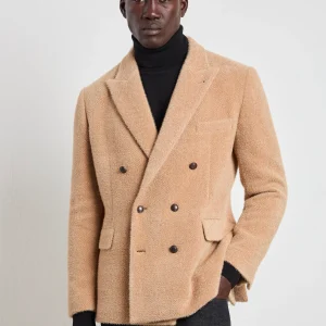 Reveres 2384 Giacca doppiopetto beige