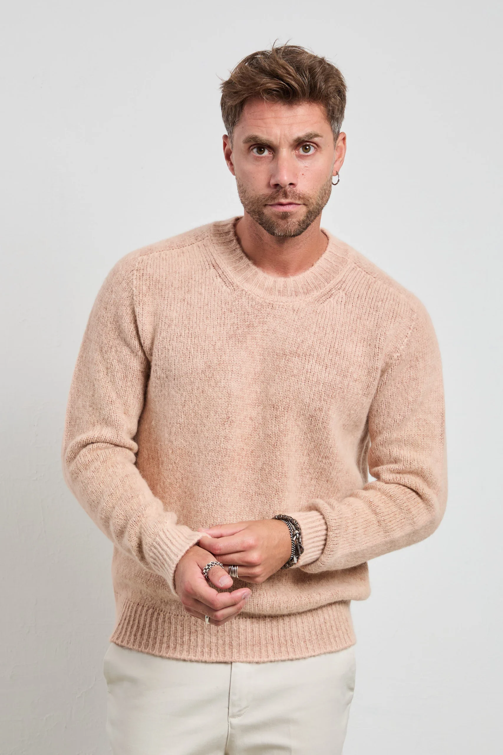 Arovescio 2046 Maglia salmone reversibile