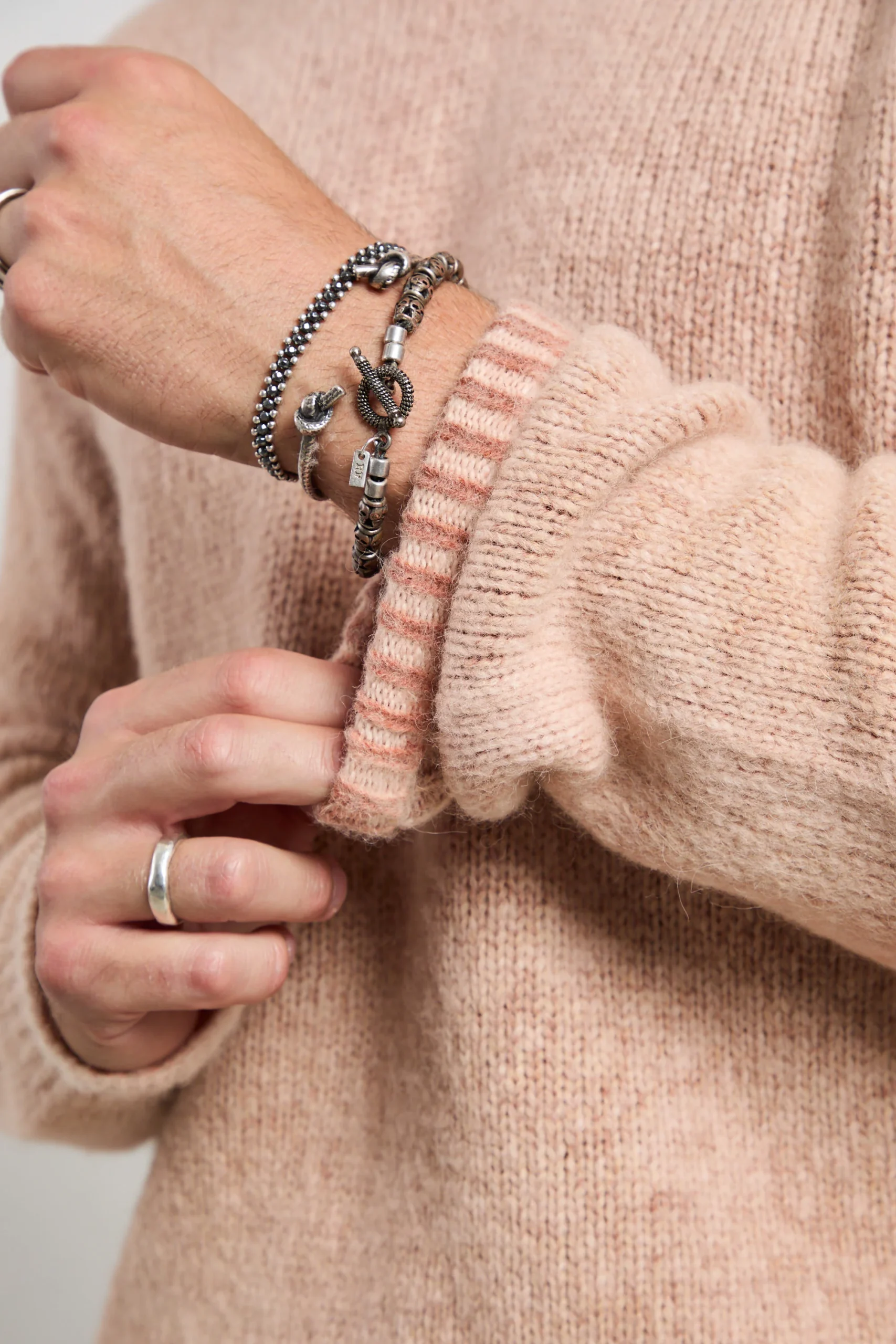 Arovescio 2046 Maglia salmone reversibile - immagine 7