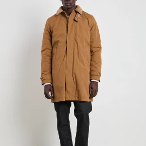 Woolrich 2696 Cappotto Mountain Cloth 2 in 1 cammello