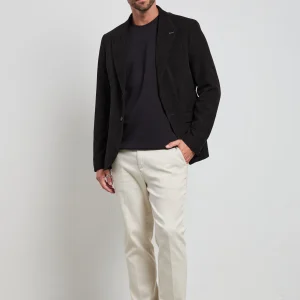 Reworked 2529 Giacca nera Campiglio velluto