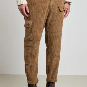 Reworked 2516 Pantalone cammello Spillo velluto