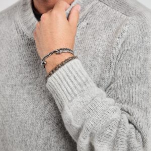 Arovescio 2047 Maglia grigia reversibile