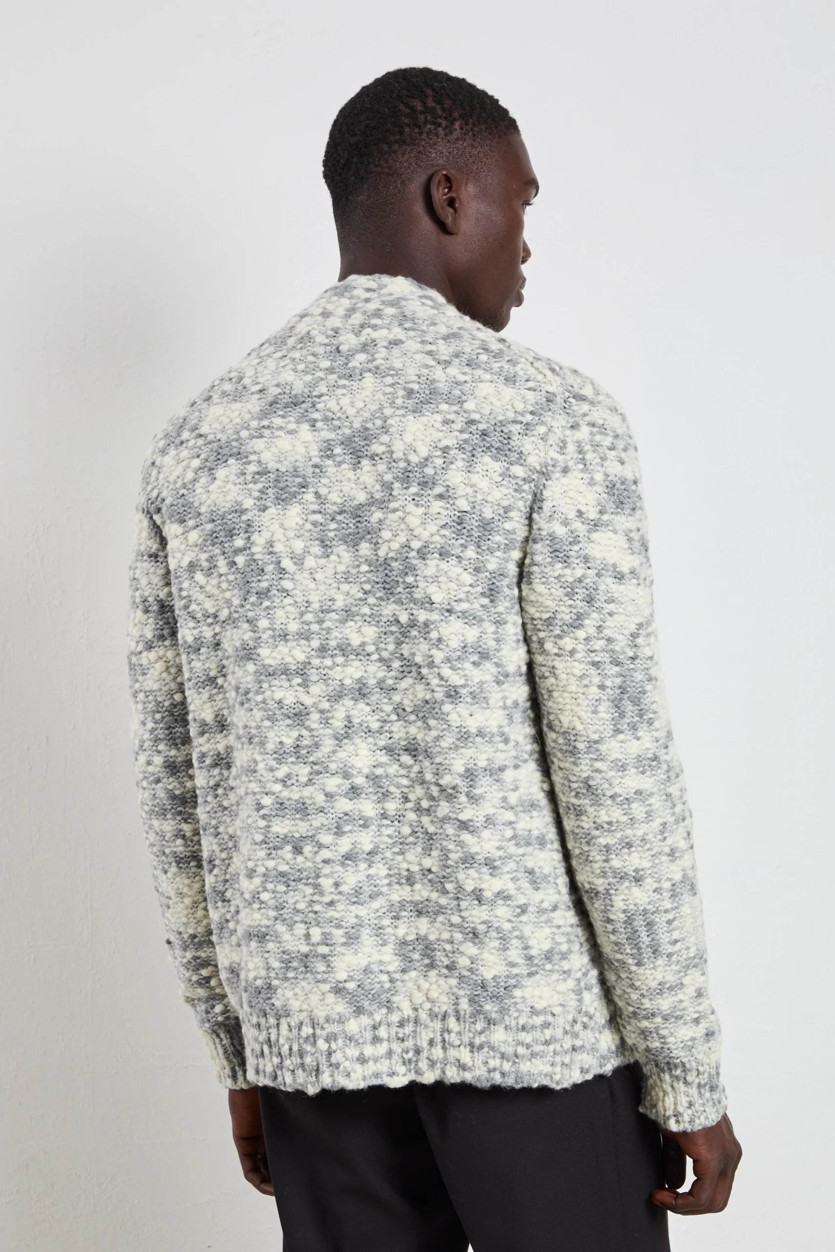 Daniele Fiesoli 2768 Cardigan grigio - immagine 6