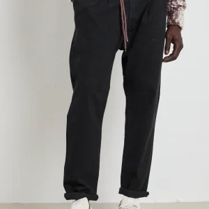 Reworked 2453 Pantalone corda nero