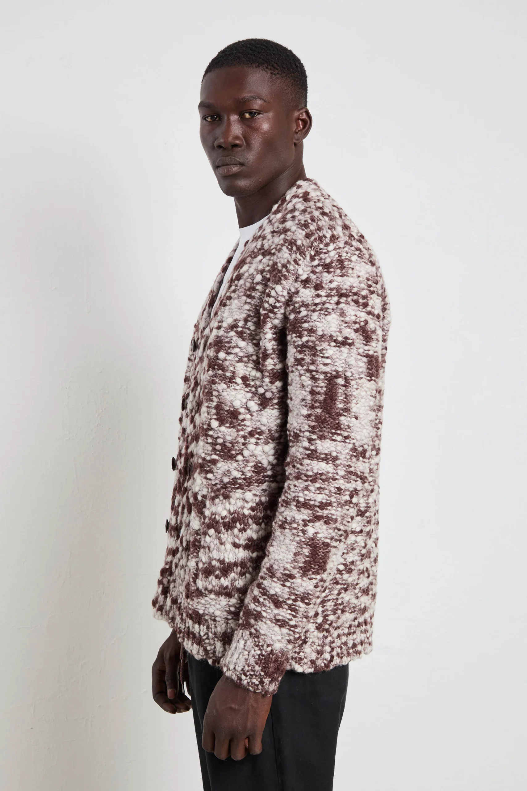 Daniele Fiesoli 2769 Cardigan marrone - immagine 4