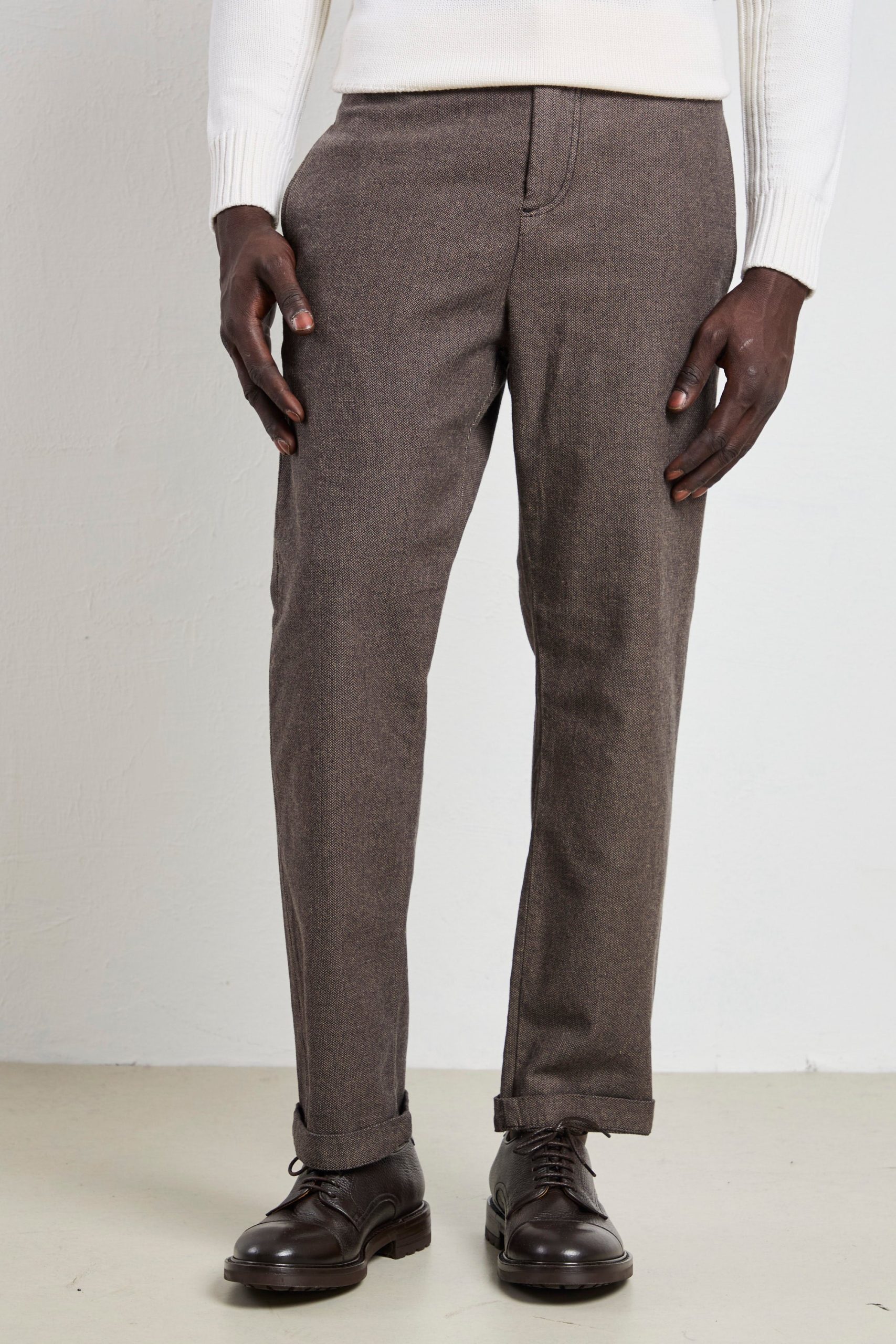 Clark 2101 Pantalone Ancon marrone microfantasia - immagine 6