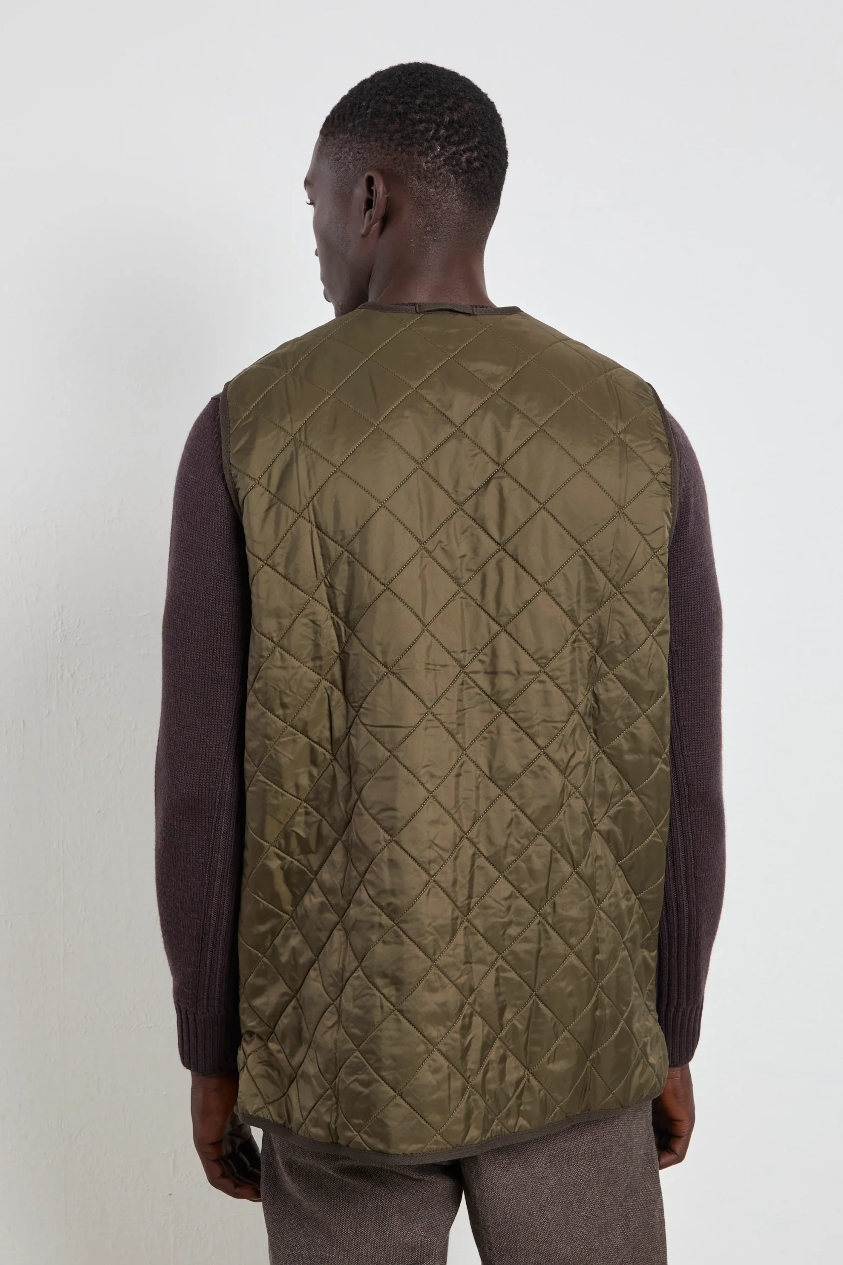 Barbour 2862 Gilet Polarquilt verde - immagine 5