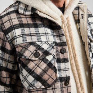Woolrich 2688 Overshirt check panna