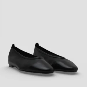 SS26-DAVE01  Ballerina in Nappa Nera Halmanera