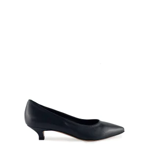 Scarpe Décolleté a punta blu navy