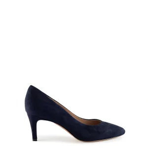 Scarpe Décolleté a punta blu navy