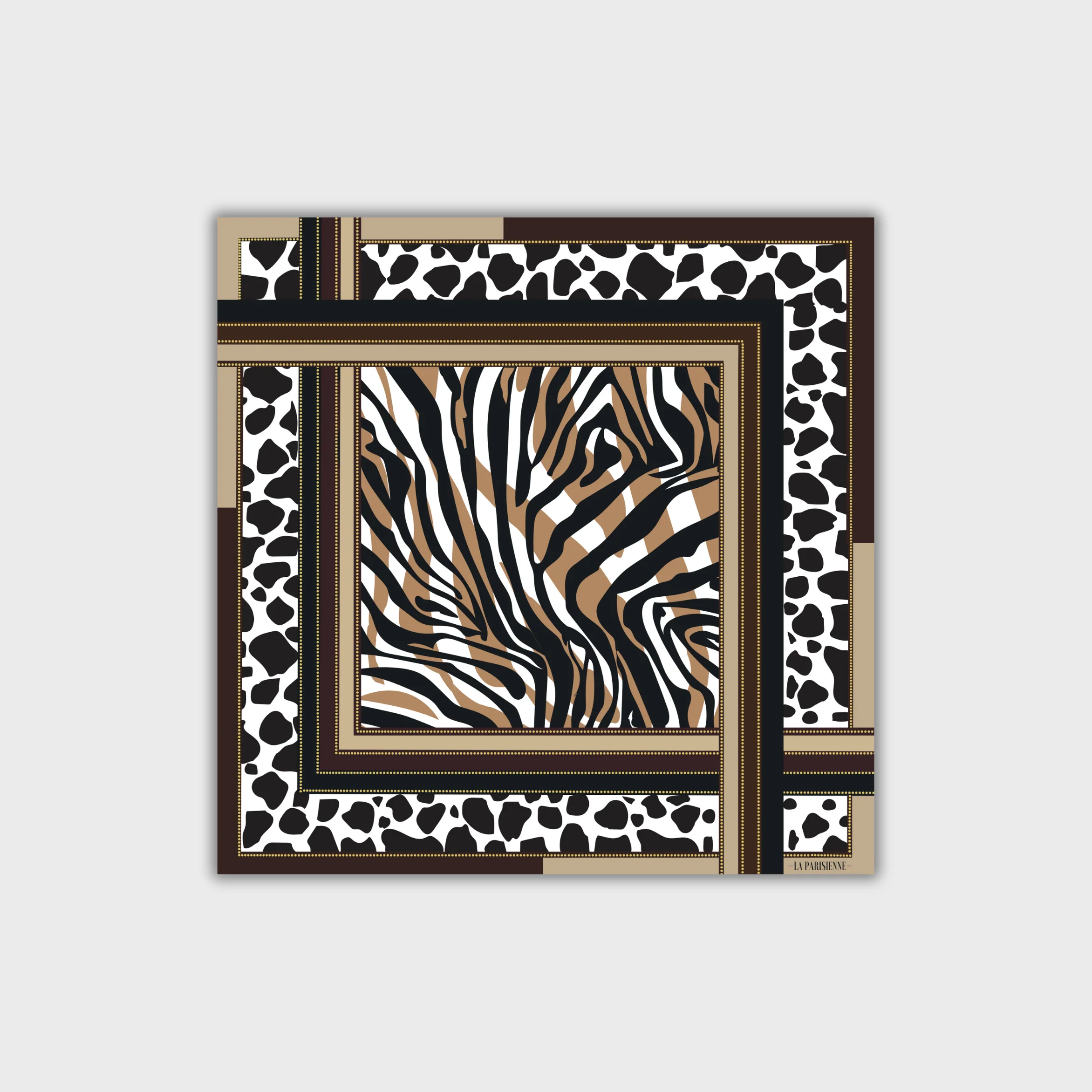 Sciarpa 100% seta Signature | La Parisienne - immagine 3