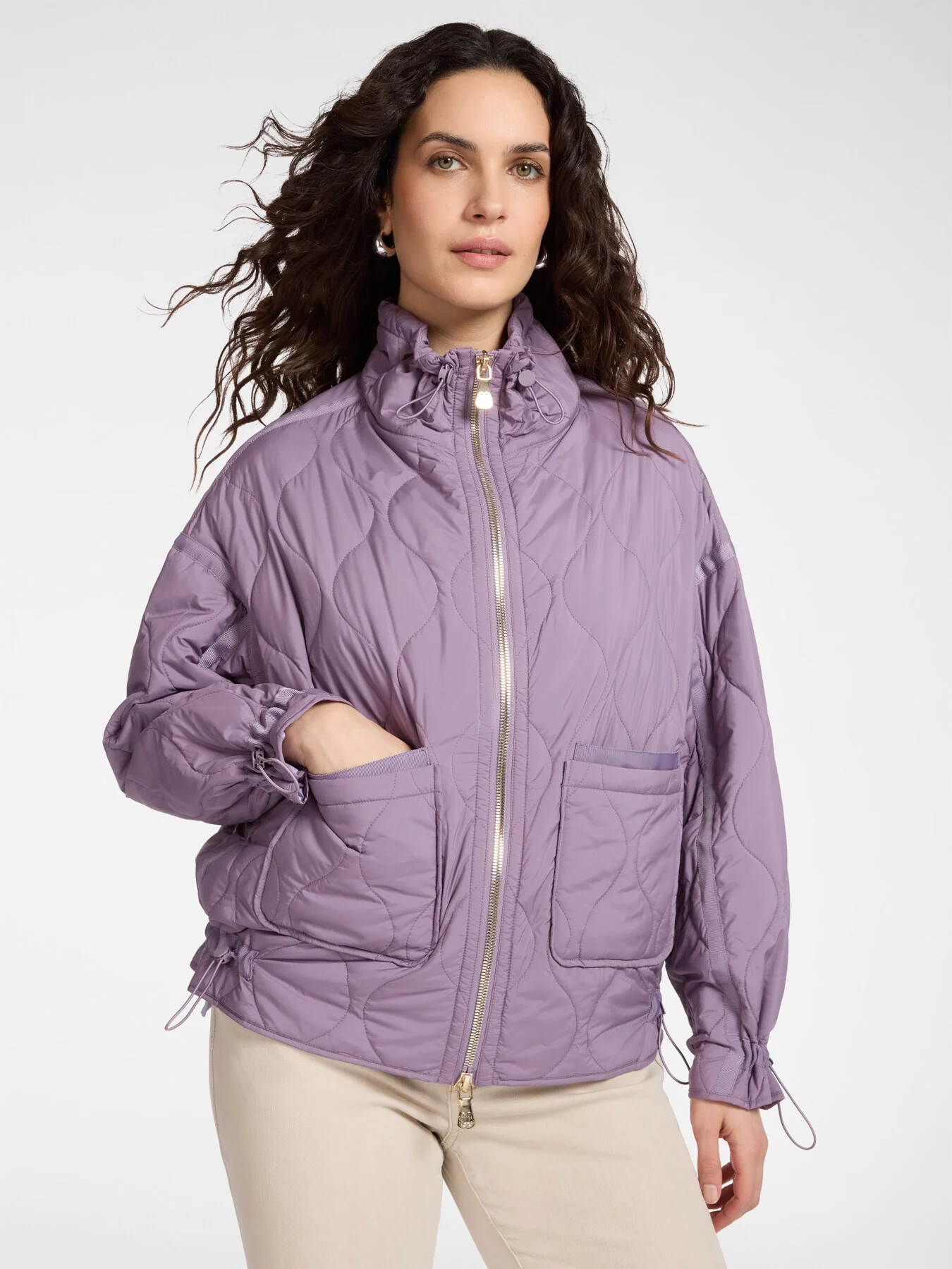 Piumino lightweight in nylon trapuntato - ELENA MIRÃ’