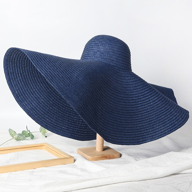 Cappello di paglia intrecciata XXL - Donna La Parisienne - immagine 6
