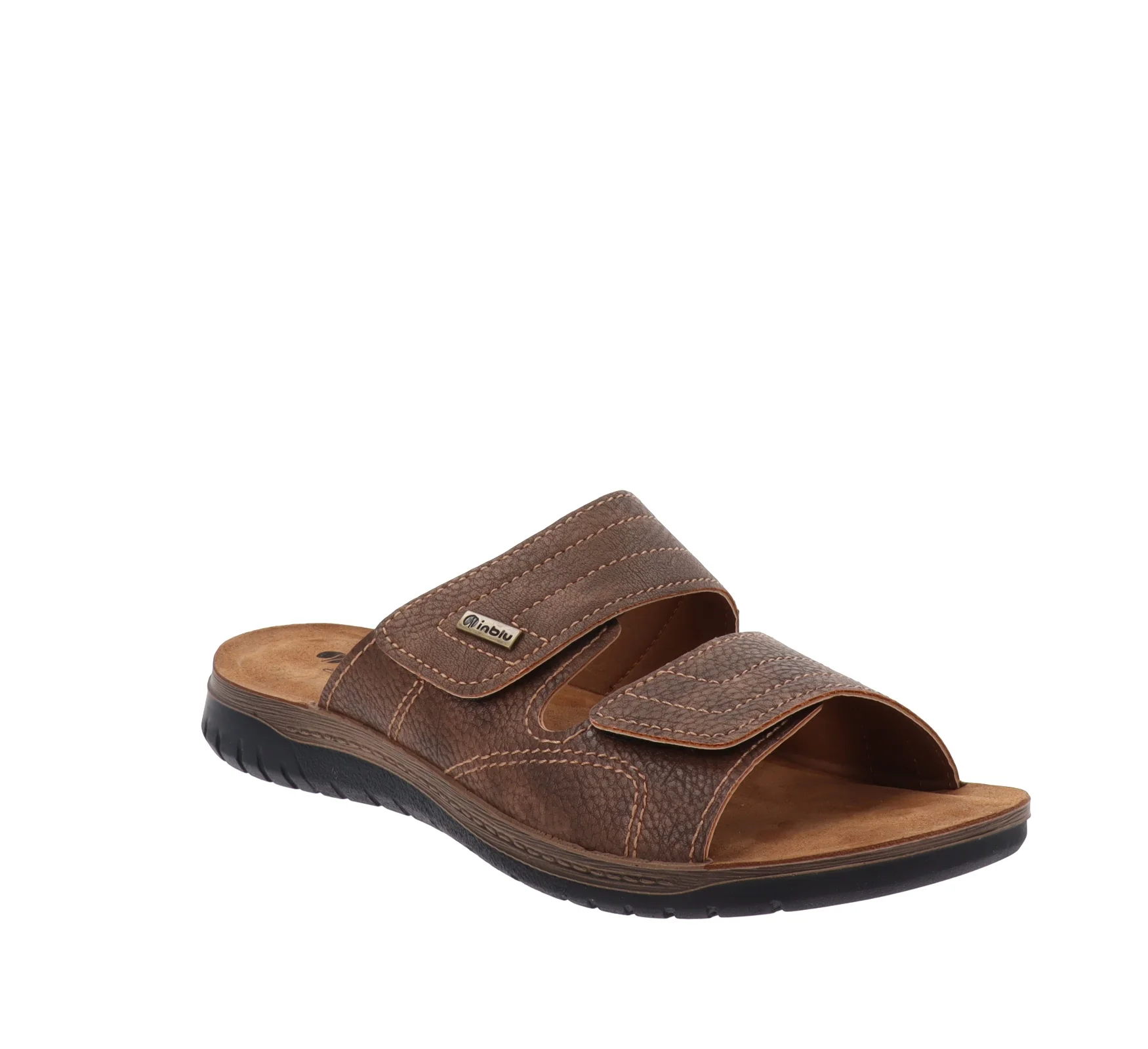 Inblu - Ciabatte Uomo in Similpelle - immagine 3