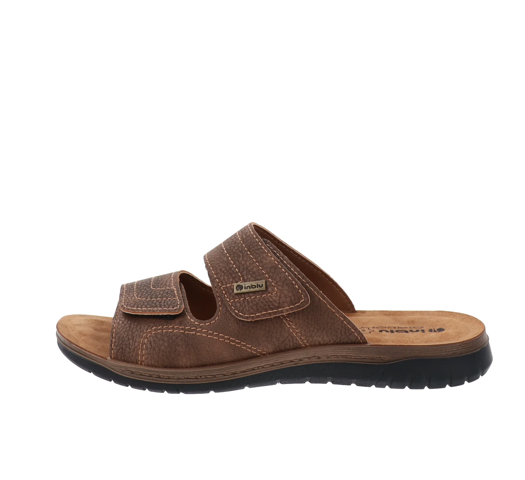 Inblu - Ciabatte Uomo in Similpelle - immagine 8