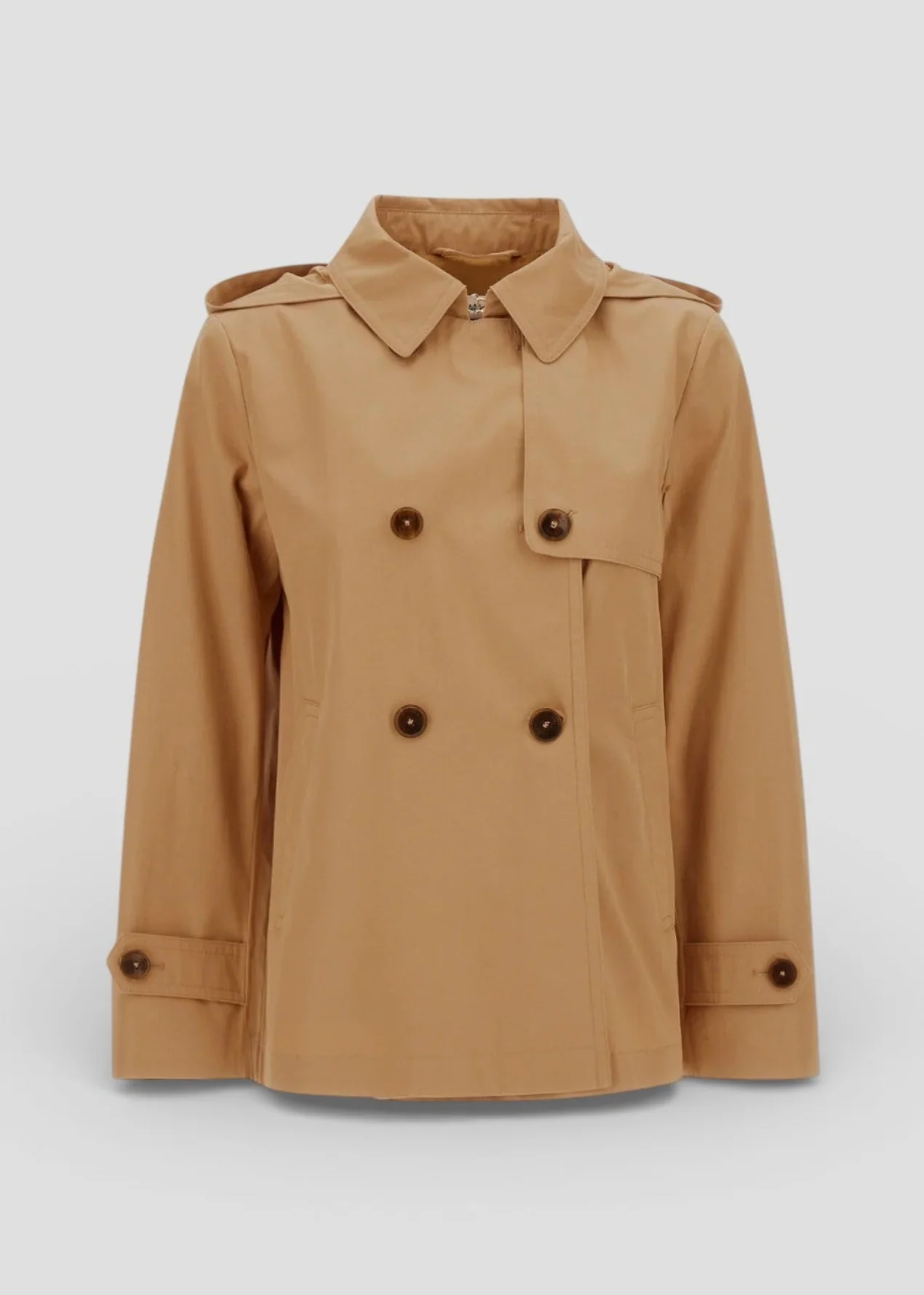 SS26-IM000177D-13238 TRENCH CORTO DEAN CAMMELLO - immagine 5