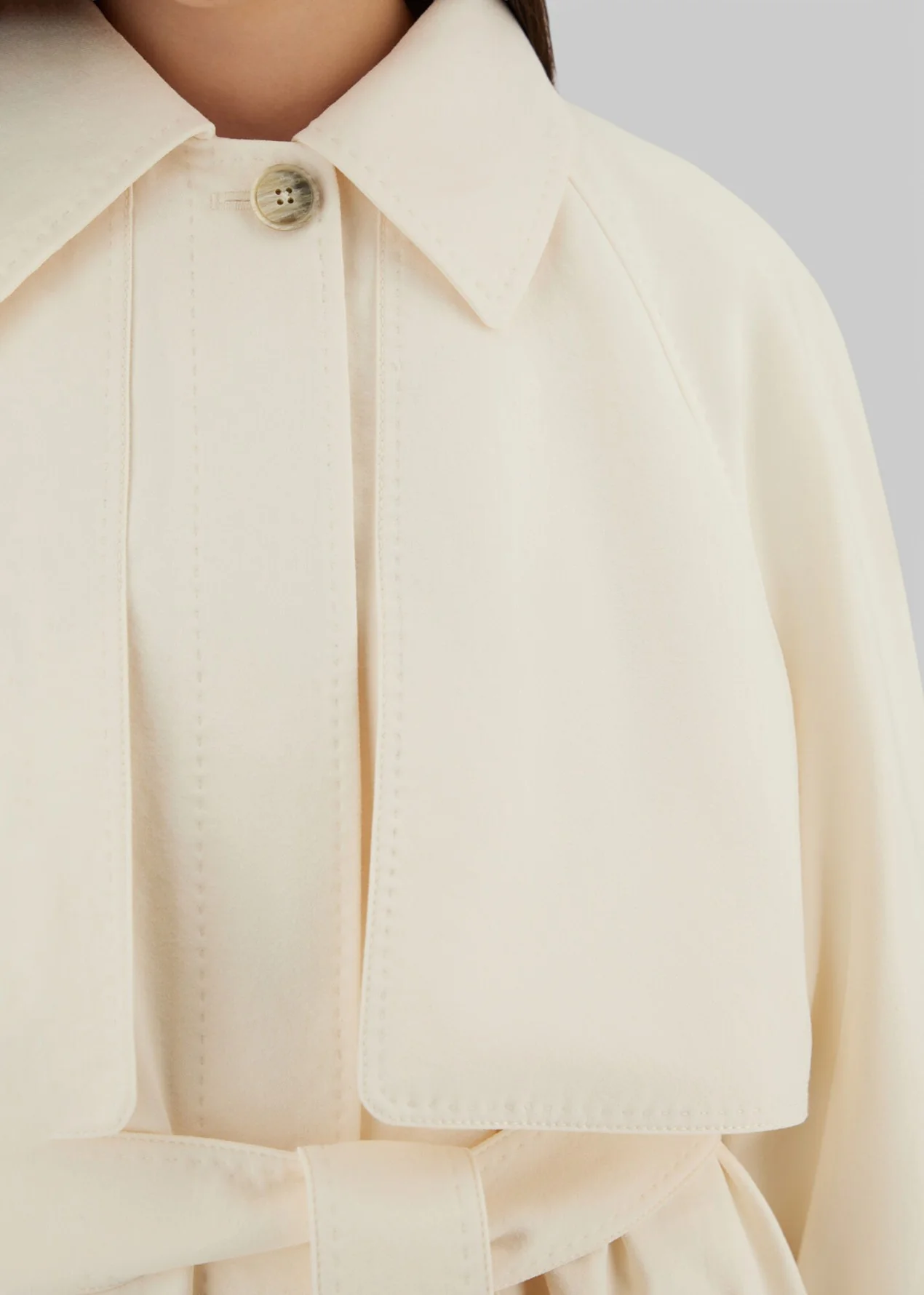 SS26-IM000196D-12879 IMPERMEABILE TRENCH BIANCO - immagine 5