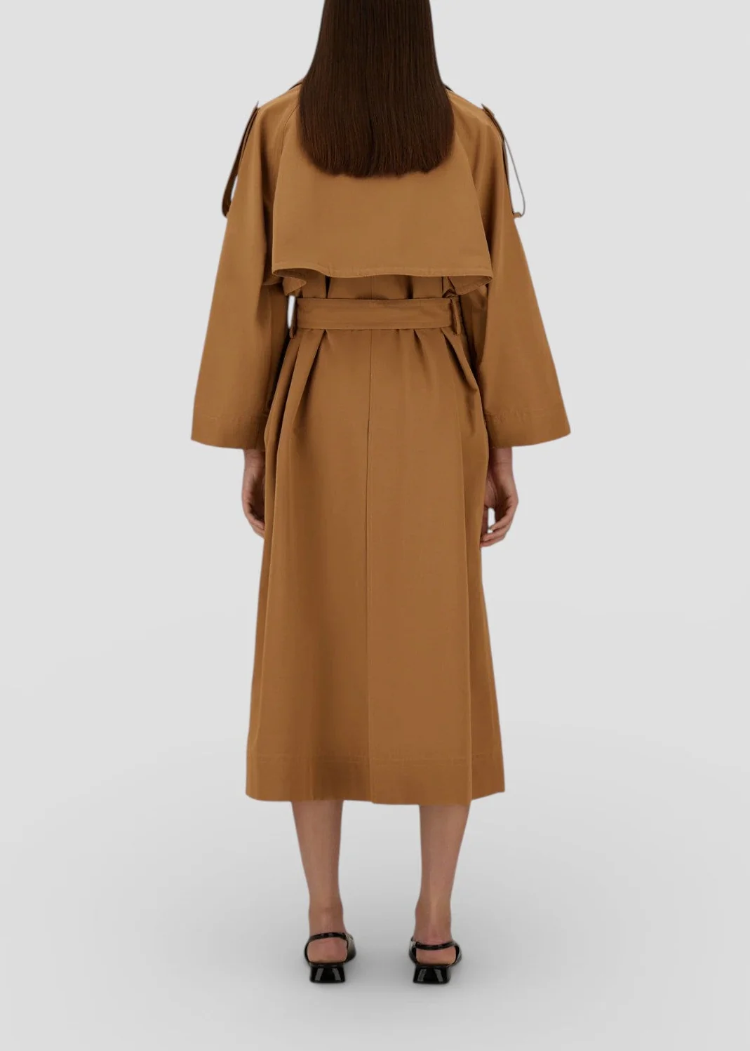 SS26-IM000203D-13297 TRENCH LUNGO CAMMELLO - immagine 3